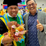 Ketua Gabsi Provinsi Riau, Raja Isyam Azwar bersama Profesor Dr. Rahman Karnila SPi MSi (foto: istimewa)