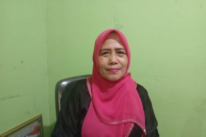 Kepala SMPN 16 Pekanbaru, Dra Endang Sriwijayati.