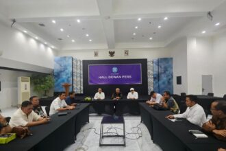 Rapat pengumuman susunan pengurus PWI Pusat periode 2025–2030. 
